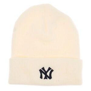 NWT Madhappy x Yankees '47 Knit Beanie- Cream
